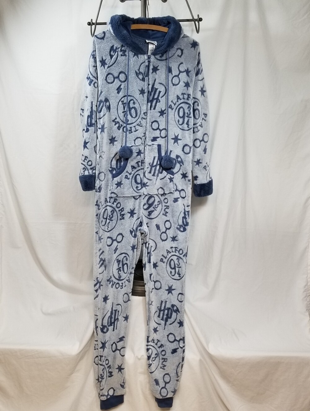 Wizarding World Harry Potter Womens One Piece Pajamas Size Small Ultra Fleece